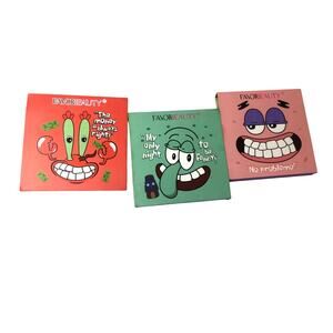Favor Beauty Mr Krabs, Patrick & Squidward - 3 Make Up Eyeshadow Palettes -